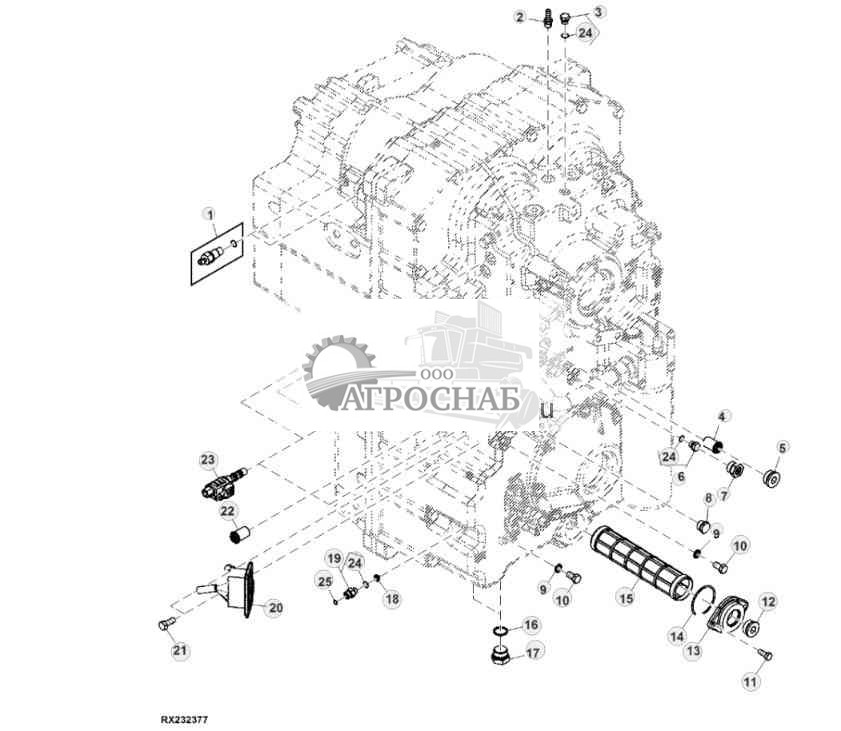 TRANSMISSION REAR HOUSING (LEFT SIDE) 